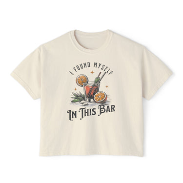 Wallen This Bar Cocktail Boxy Tee - Sunlit Funlit Country Music Tees